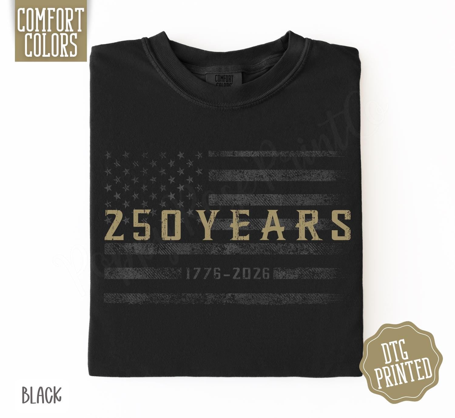Comfort Colors® Retro Usa 250 Shirt, Independence Day Shirt, Celebrate 250th Anniversary Shirt Usa Flag Tee 4th of July Shirt Patriotic Gift