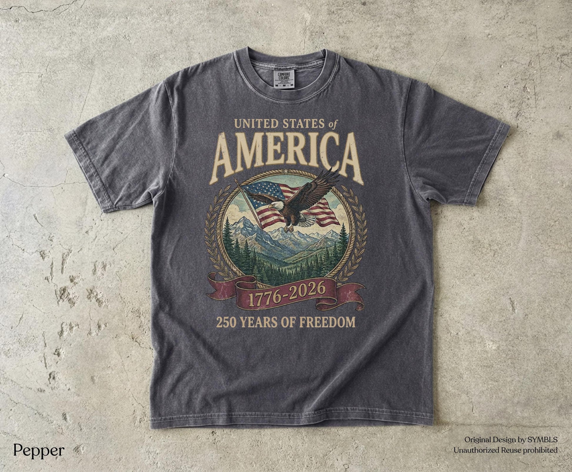 America 250th Anniversary 90s Graphic Style Comfort Colors Tshirt, Y2k Oversized Patriotic USA Streetwear