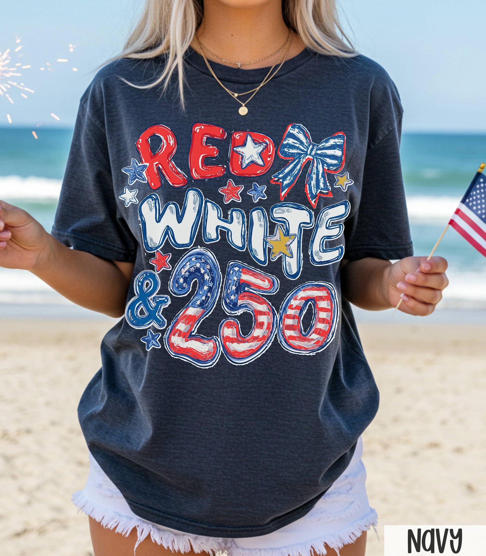 Comfort Colors 250th Anniversary Shirt, Red White and 250 Tee, 4th of July Shirt, Preppy Patriotic Tee, USA America Shirt, Flag Tshirt