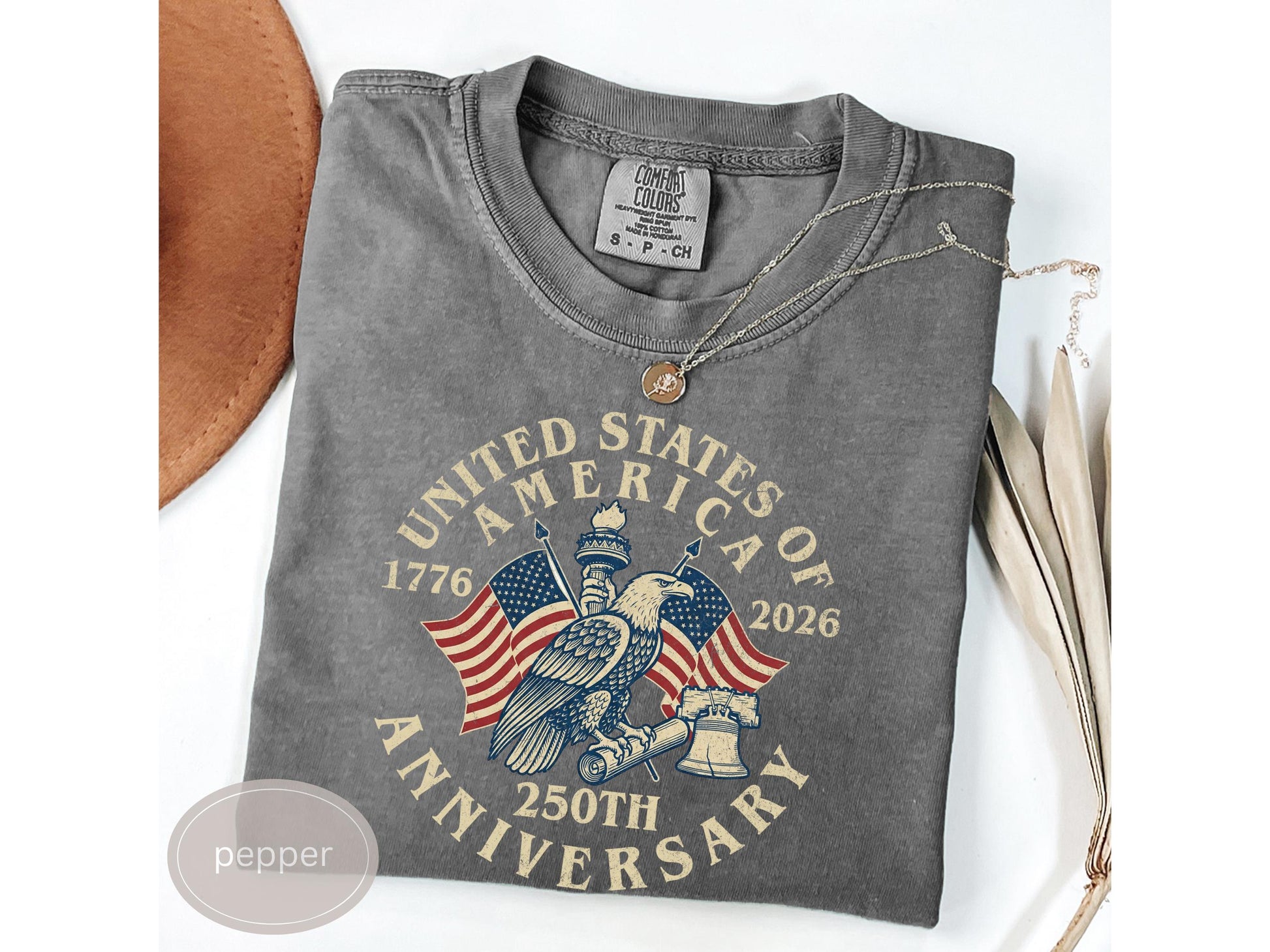 USA 250th Anniversary Comfort Colors Shirt, America 250th Shirt, America 250 Tee, USA Flag Vintage T-Shirt, Usa 250th anniversary