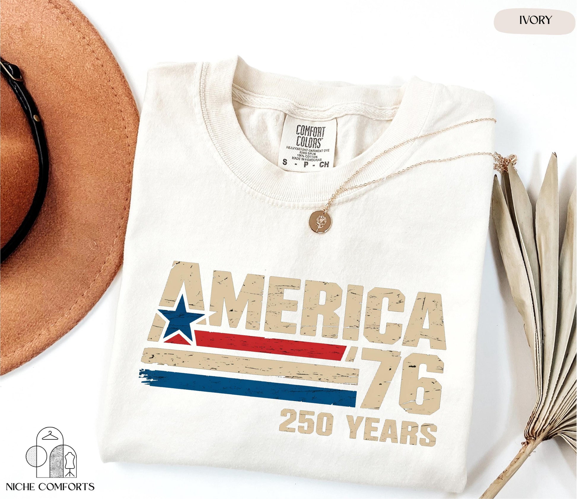 America '76 Shirt, 250 Years Shirt, 4th of July Shirt, Independence Day Shirt, USA 250th Anniversary Shirt, Comfort Colors® America 1776 Tee