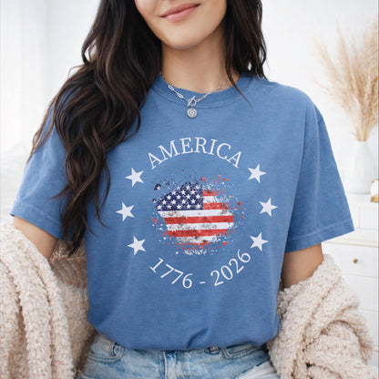 250th Anniversary of USA Shirt, 4th July Tee, Independence Day Gift, Patriotic Family Shirts