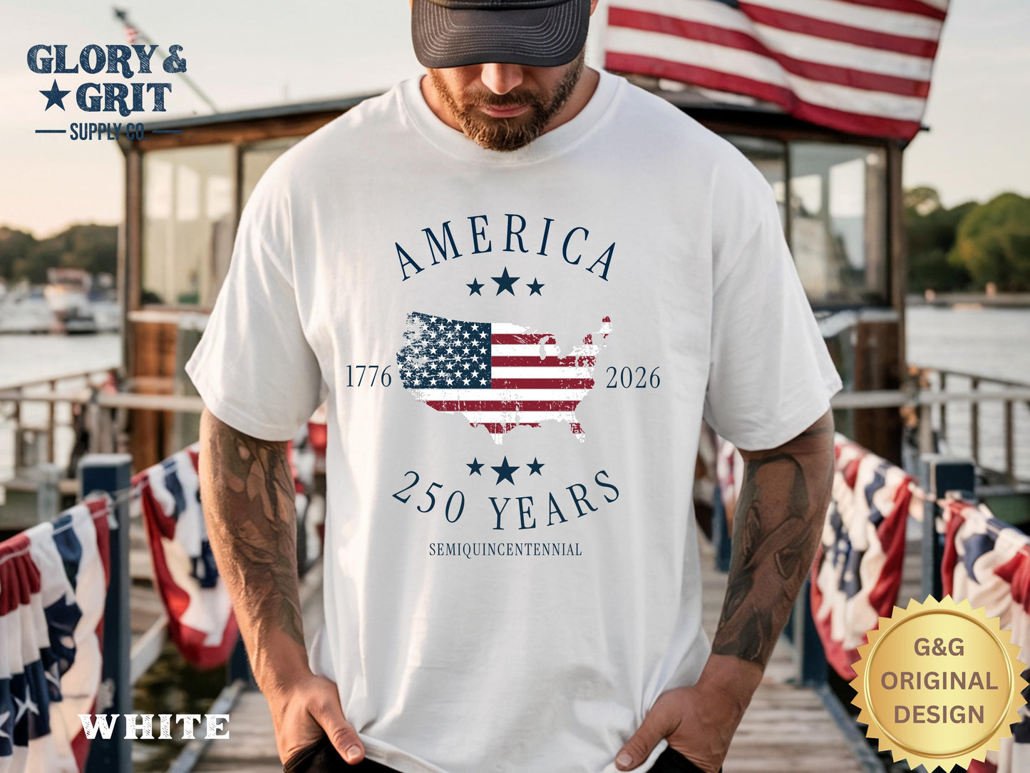 America 250th Anniversary Shirt, Patriotic Comfort Colors Tee, Semiquincentennial 1776–2026, Fourth of July Apparel