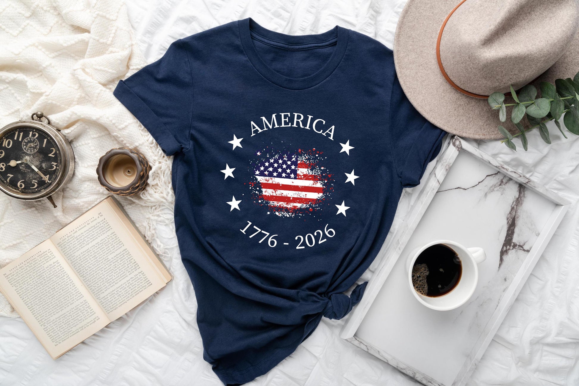 America 1776 2026 Shirt, USA 250th Anniversary Tee, Patriotic Fourth Of July Gift, Stars Stripes 250 Years Freedom T-shirt
