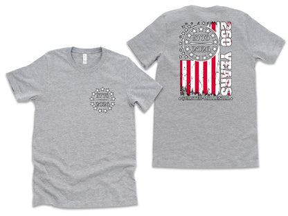 America 250th Anniversary Shirt,1776 2026 Patriotic USA Tee,250 Years of Freedom Sweatshirt,Quarter Millennial Flag T-Shirt,Independence Top