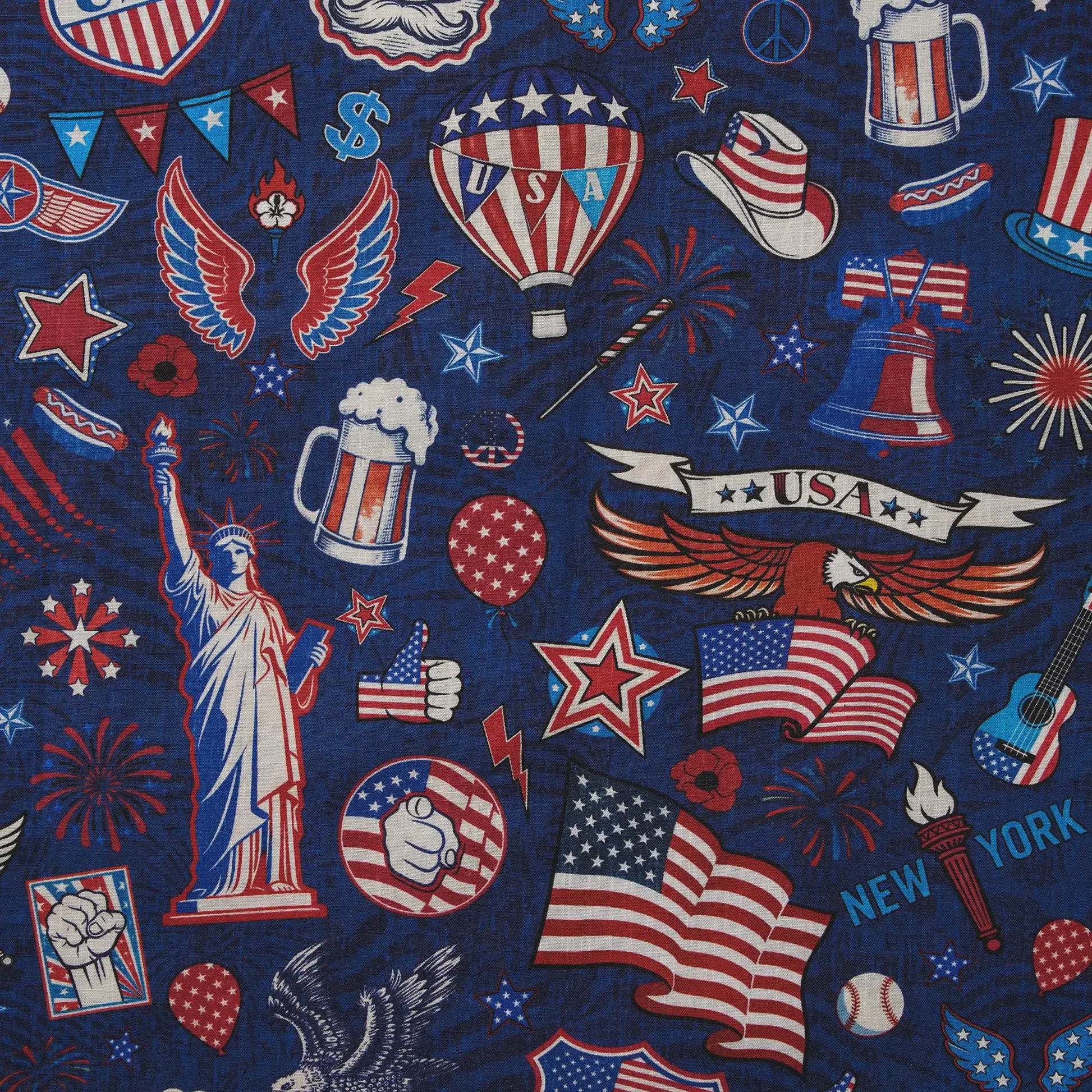 America 250 Hawaiian Shirt Men 1776-2026 | Patriotic Button Down 100% Cotton Aloha Liberty Blue USA Celebration