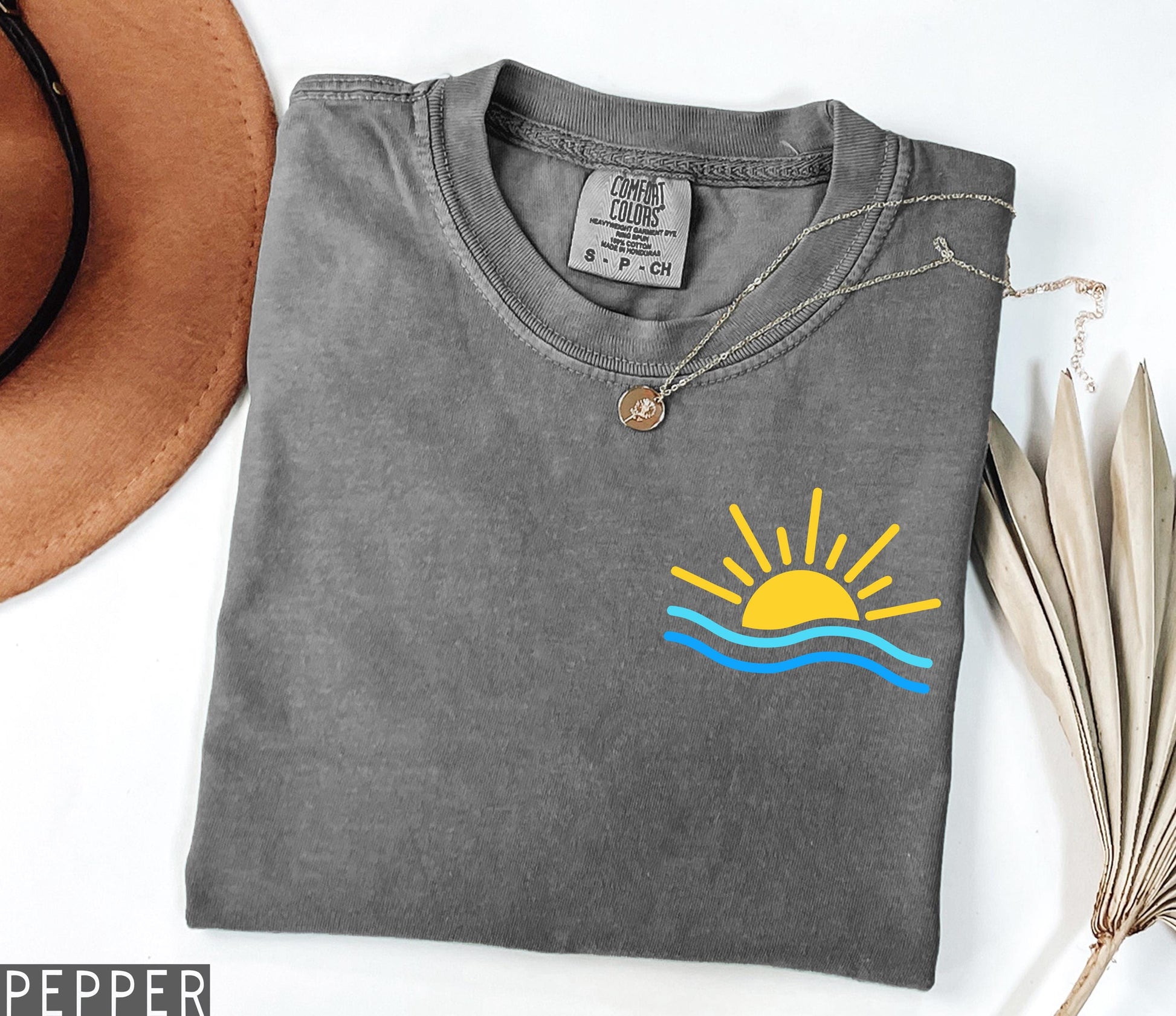Comfort Colors Summer Shirt, Beach Shirts, Coastal Sunshine Shirt, Summer Vacation Tee, Retro Beach Graphic Shirt, Cute Women Shirt