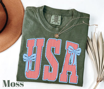Comfort Colors USA Shirt, 4th of July Patriotic Tee, America Shirt, Fourth of July Shirts