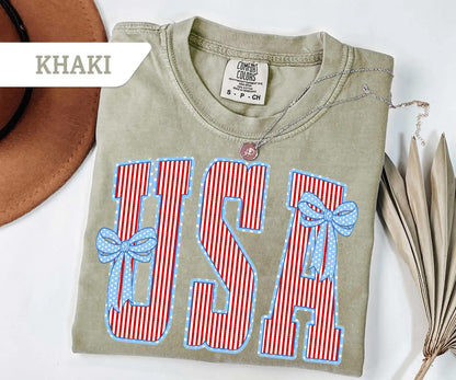 Comfort Colors USA Shirt, 4th of July Patriotic Tee, America Shirt, Fourth of July Shirts