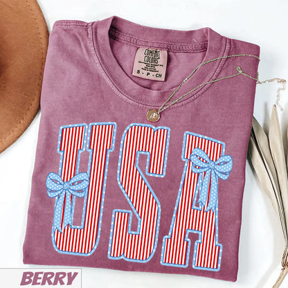 Comfort Colors USA Shirt, 4th of July Patriotic Tee, America Shirt, Fourth of July Shirts