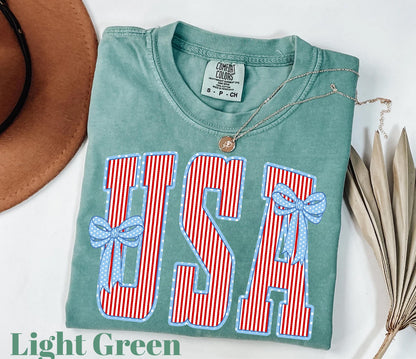 Comfort Colors USA Shirt, 4th of July Patriotic Tee, America Shirt, Fourth of July Shirts