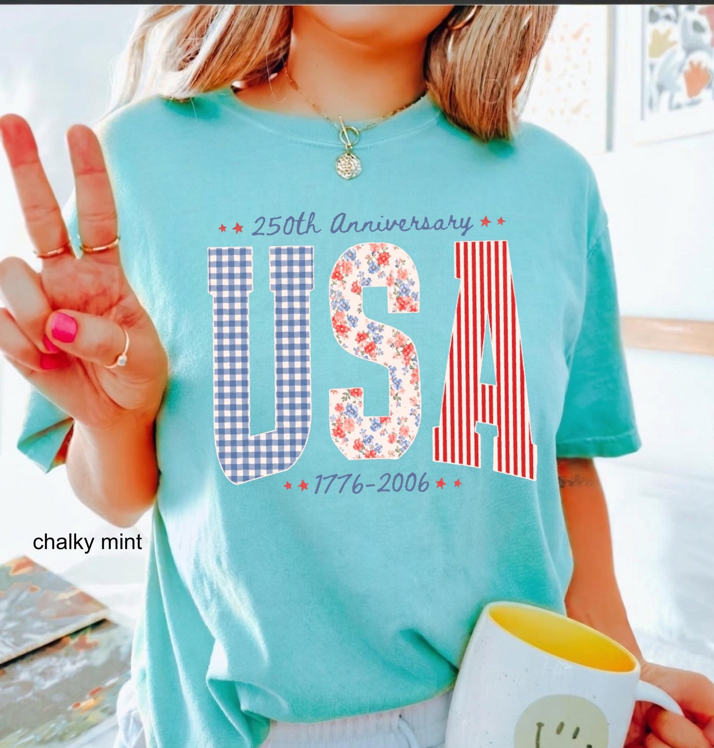 Comfort Colors© USA 250th Anniversary Shirt, 1776–2026 Patriotic T-shirt, 4th of July Tee, Retro Independence Day Gift