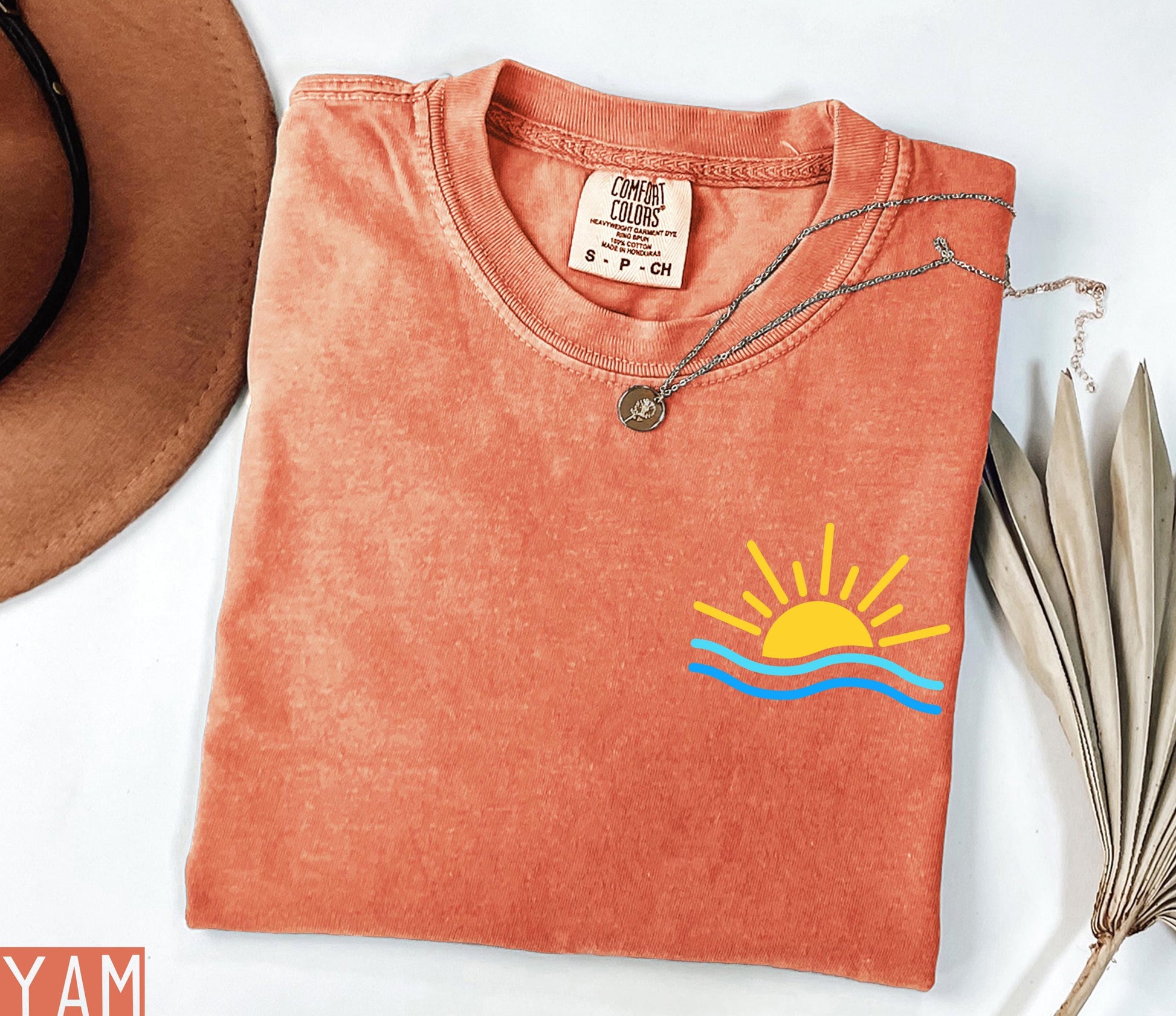 Comfort Colors Summer Shirt, Beach Shirts, Coastal Sunshine Shirt, Summer Vacation Tee, Retro Beach Graphic Shirt, Cute Women Shirt