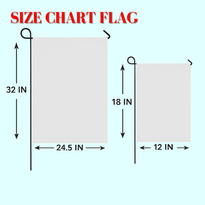 Subtle Anti DT Garden Flag, Freedom Democracy Justice Truth USA Flag, Floral Political Yard Decor
