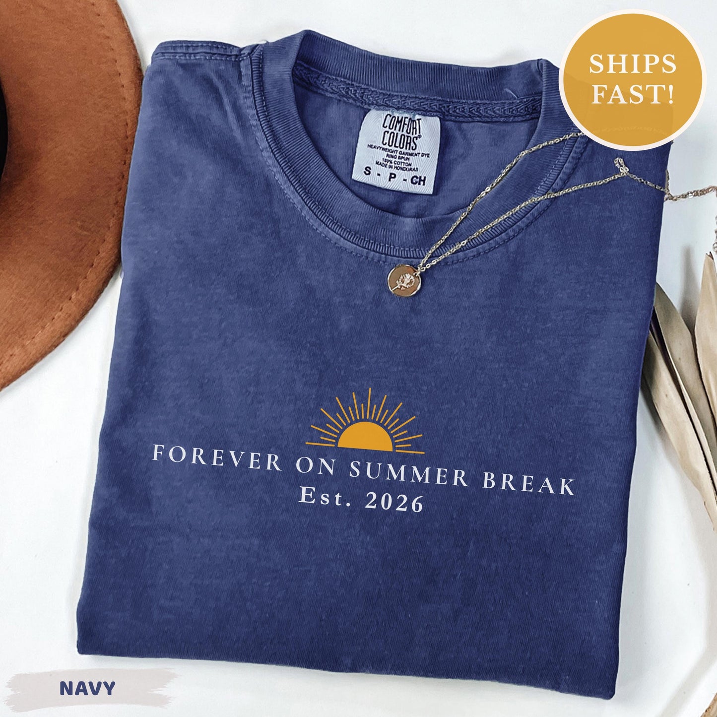 Teacher Retirement Tee Shirt, Forever On Summer Break 2026 shirt, Cute Summer Teacher Retiring Gift, School's Out Forever Graduation Shirt