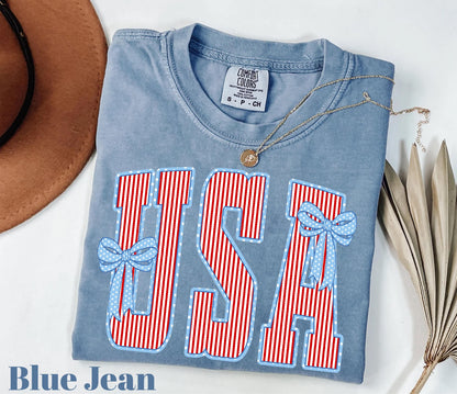 Comfort Colors USA Shirt, 4th of July Patriotic Tee, America Shirt, Fourth of July Shirts