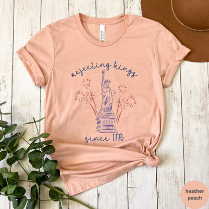 Liberal fourth of July shirt, rejecting kings since 1776 tee, progressive 4th July tshirt, patriotic liberal shirt, no kings protest t shirt
