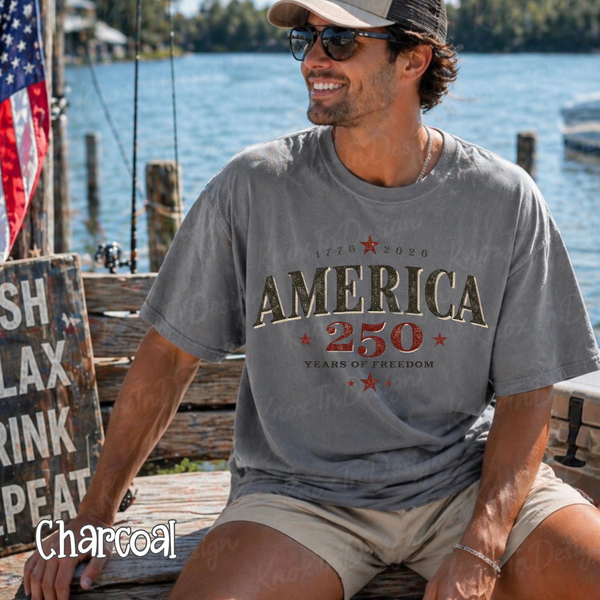 America 250 Shirt, Patriotic USA 1776 Tee, July 4th Celebration Shirt, America Anniversary Tshirt, Summer USA Graphic Tee Up to 3X for Him