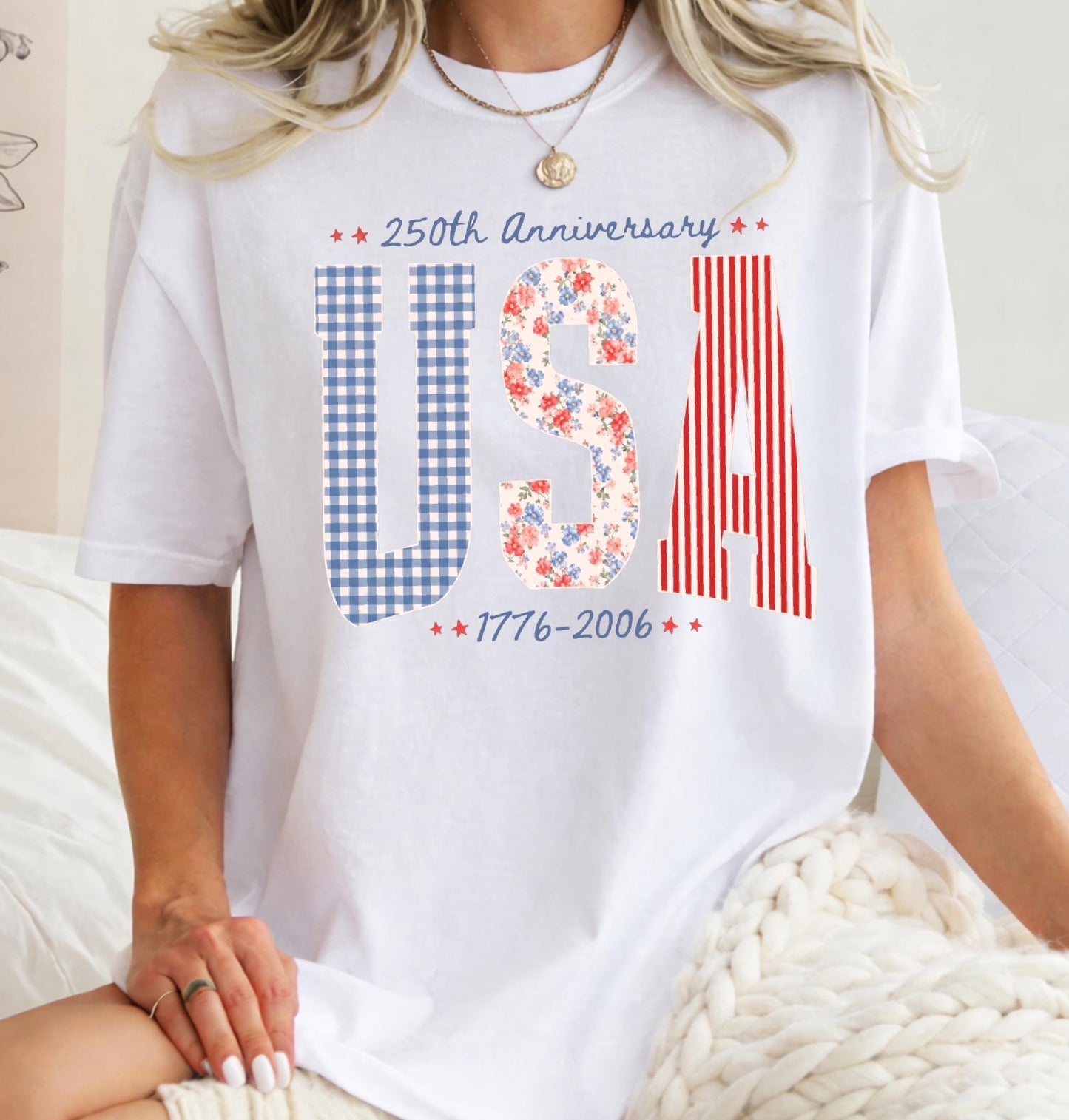 Comfort Colors© USA 250th Anniversary Shirt, 1776–2026 Patriotic T-shirt, 4th of July Tee, Retro Independence Day Gift