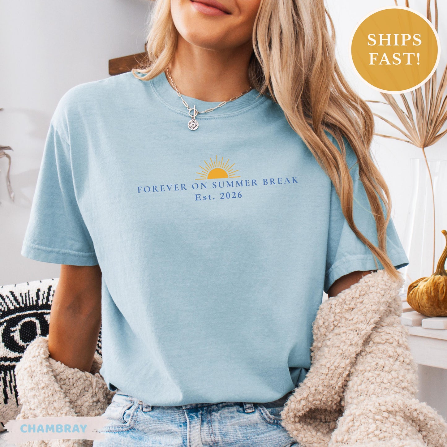 Teacher Retirement Tee Shirt, Forever On Summer Break 2026 shirt, Cute Summer Teacher Retiring Gift, School's Out Forever Graduation Shirt