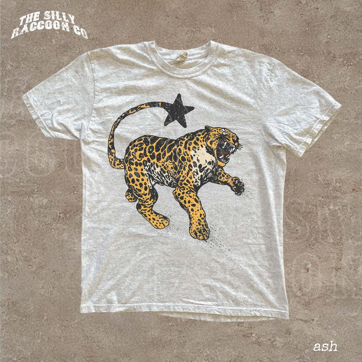 Vintage Inspired Jaguar Shirt Retro Nature Graphic Tee Trendy Animal Print Top Y2K Streetwear Clothing For Men Women Comfort Colors