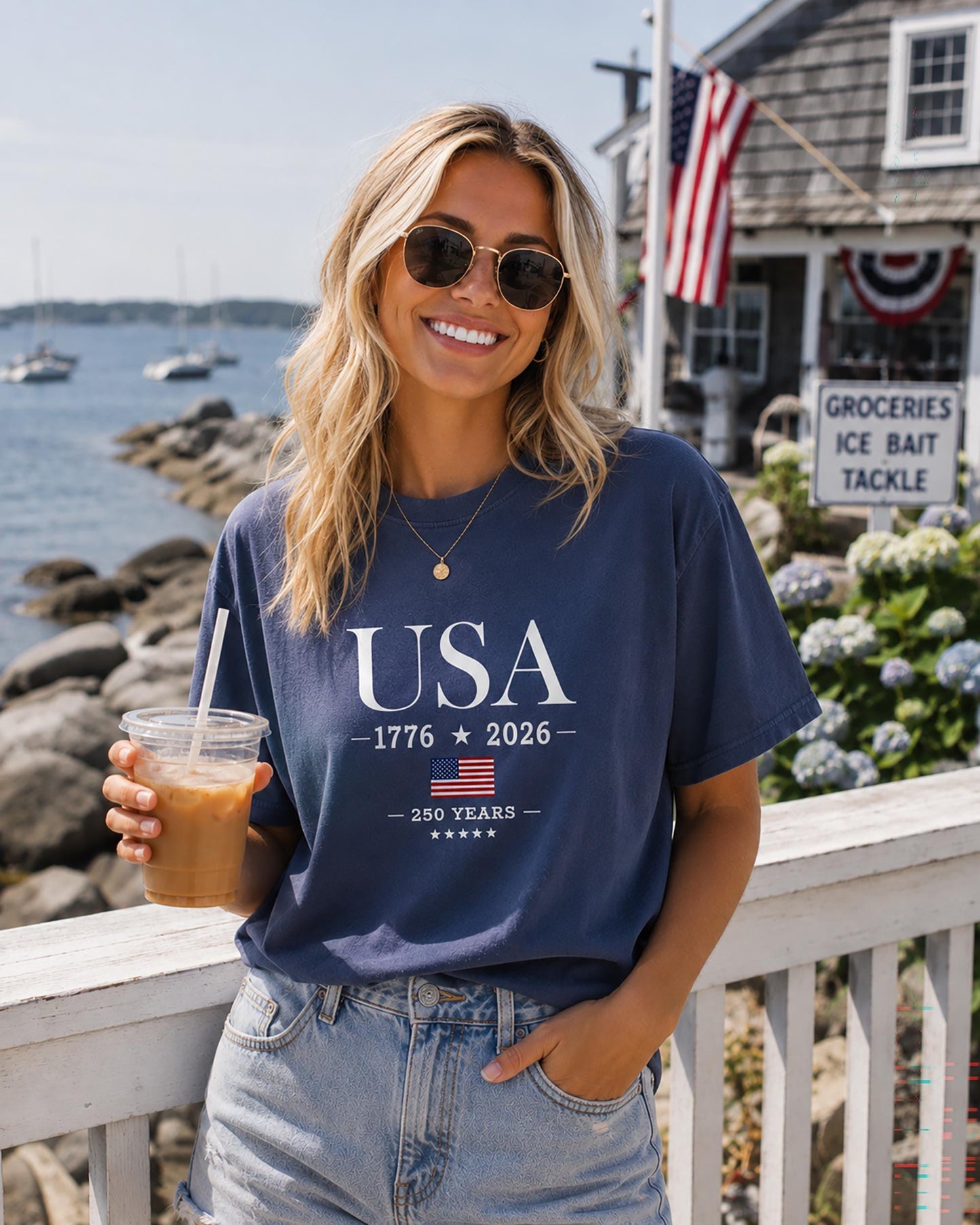 USA 250 Years Comfort Colors Shirt, America 250th Anniversary Tee, Patriotic Graphic T-Shirt, Fourth of July Shirt, USA 1776 2026 Tee