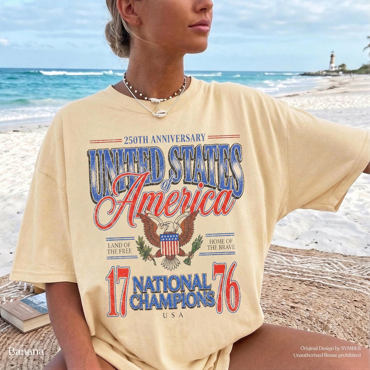July 4th 1776 National Champions Funny T-Shirt, America 250th Anniversary Oversized Tee, Distressed Americana