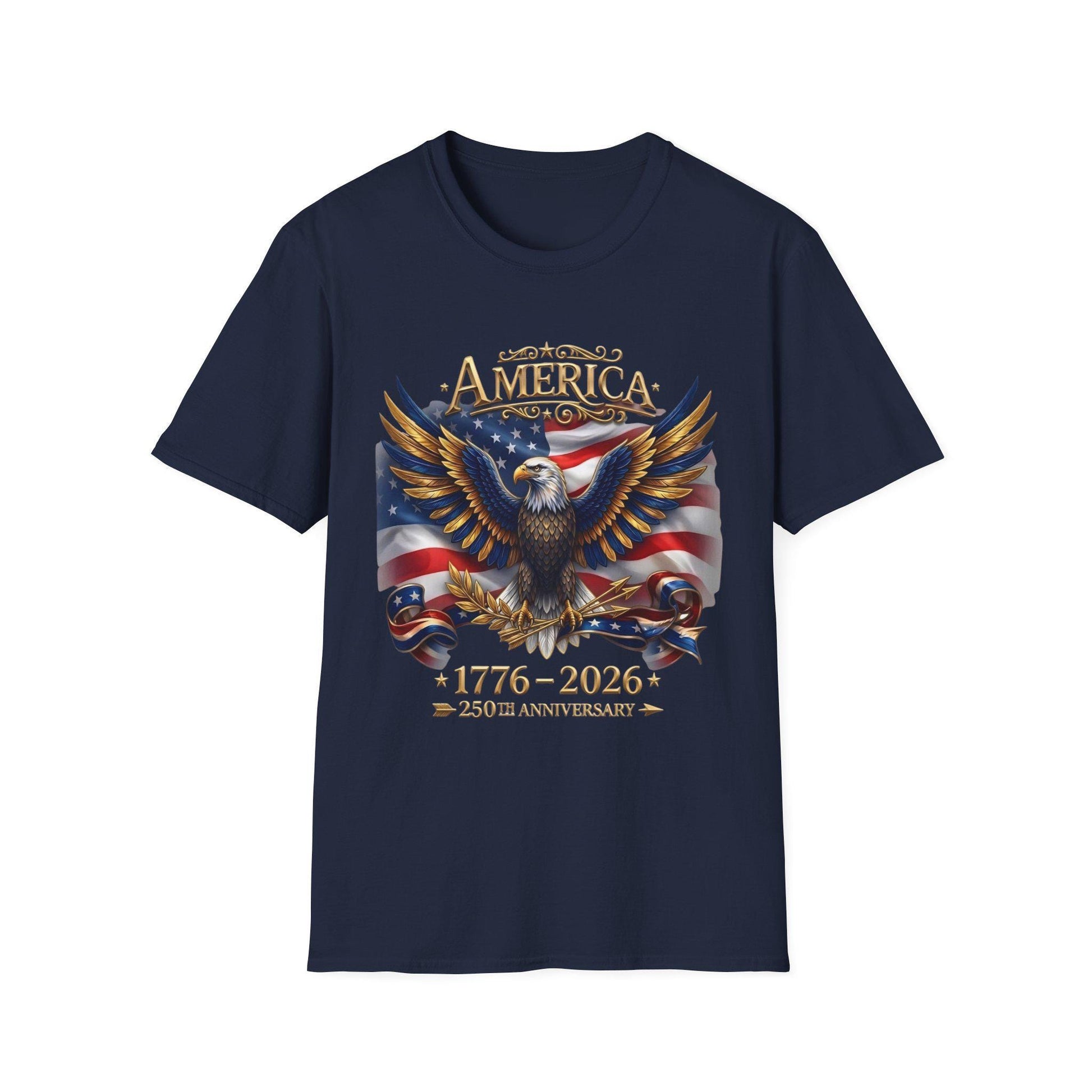 America 250th Anniversary Shirt, 1776-2026 Patriotic Eagle, USA Flag Tee, Fourth of July Gift, America Birthday T-Shirt