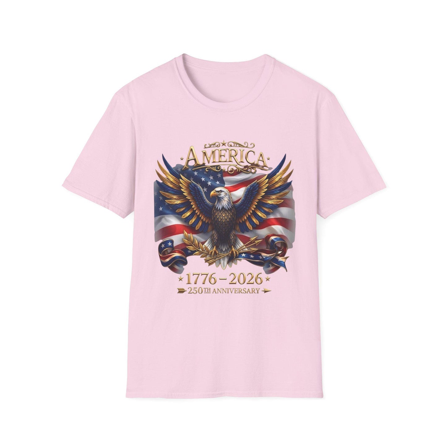America 250th Anniversary Shirt, 1776-2026 Patriotic Eagle, USA Flag Tee, Fourth of July Gift, America Birthday T-Shirt
