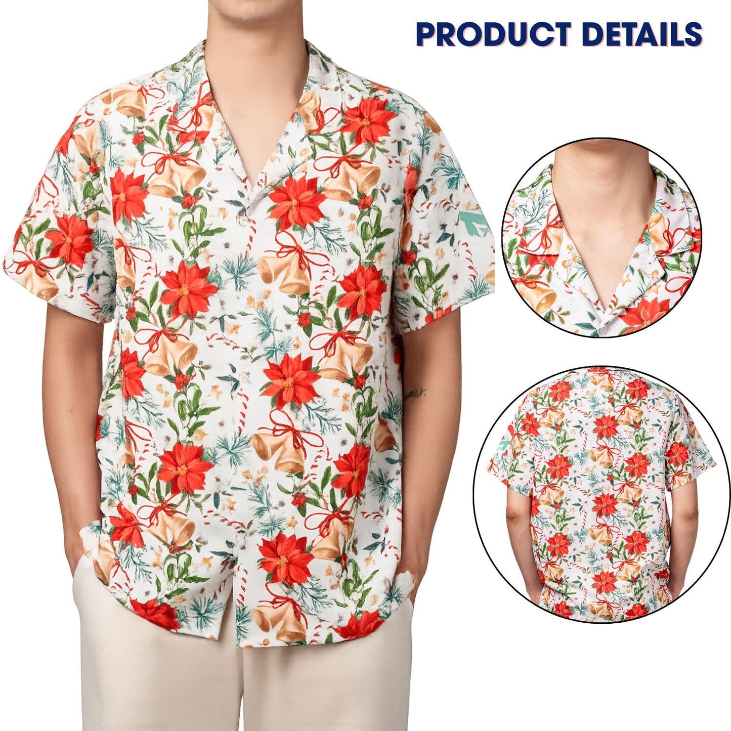 Spirit Of 76 Hawaiian Shirt, Patriotic America Aloha Shirt, Vintage USA Flag Tropical Shirt For Men July 4th Gift