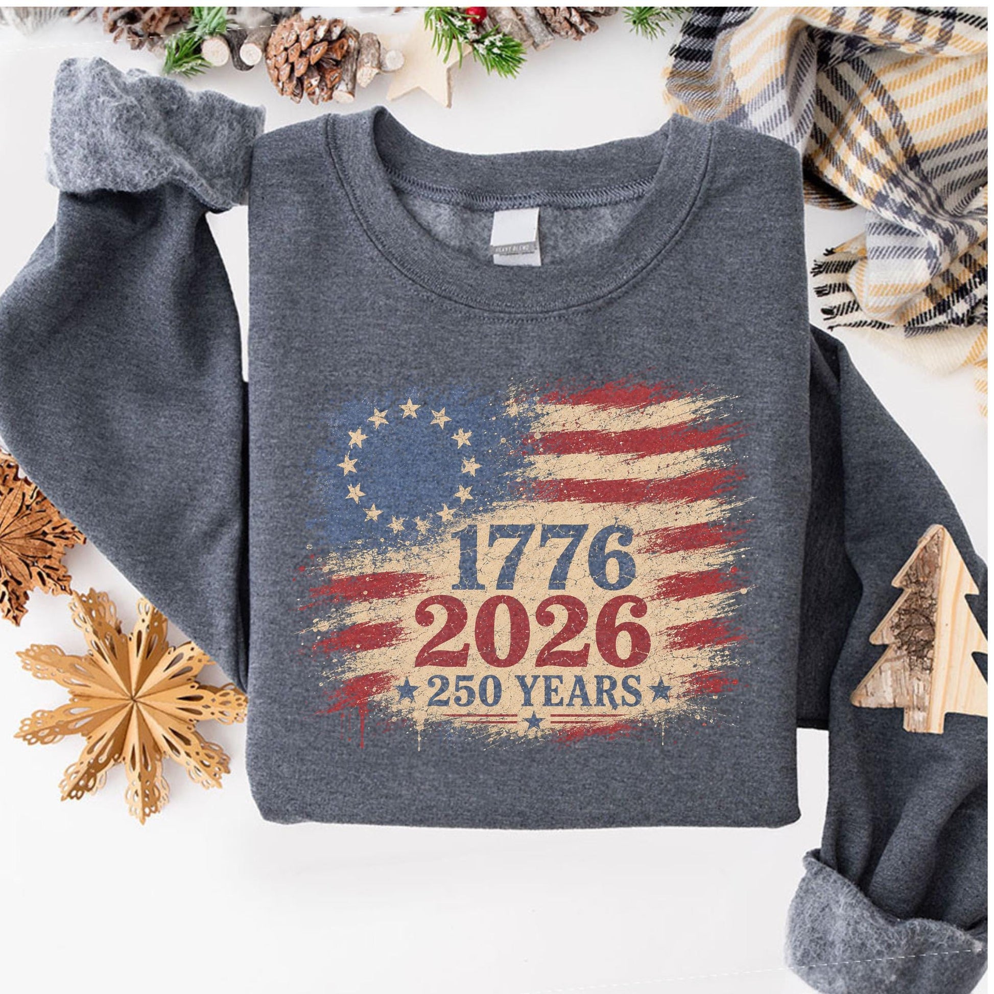 250th America Anniversary Shirt, 250 Years USA Flag Shirt, 1776 2026 T-shirt, America 250 Shirt, 1776 2026 Patriotic Tee, Semiquincentennial
