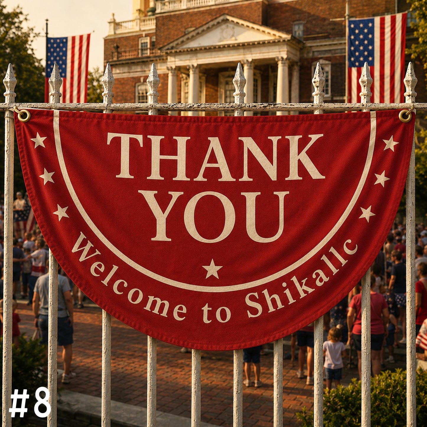 250th Anniversary Bunting Flag, 250th Anniversary Banner, We The People 1776 2026, Patriotic Porch Fence Semiquincentennial Decor
