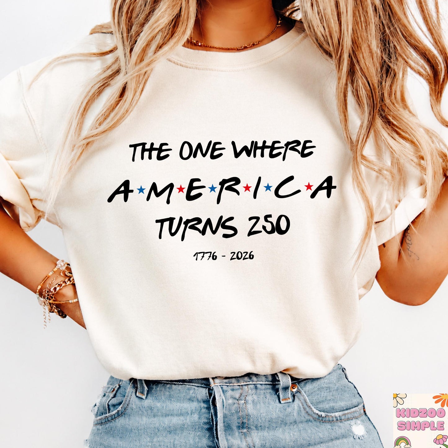 Comfort Colors® The One Where America Turns 250 Years Shirt, USA Patriotic 1776-2026, 4th of July, 250th Anniversary Gift, Independence Day