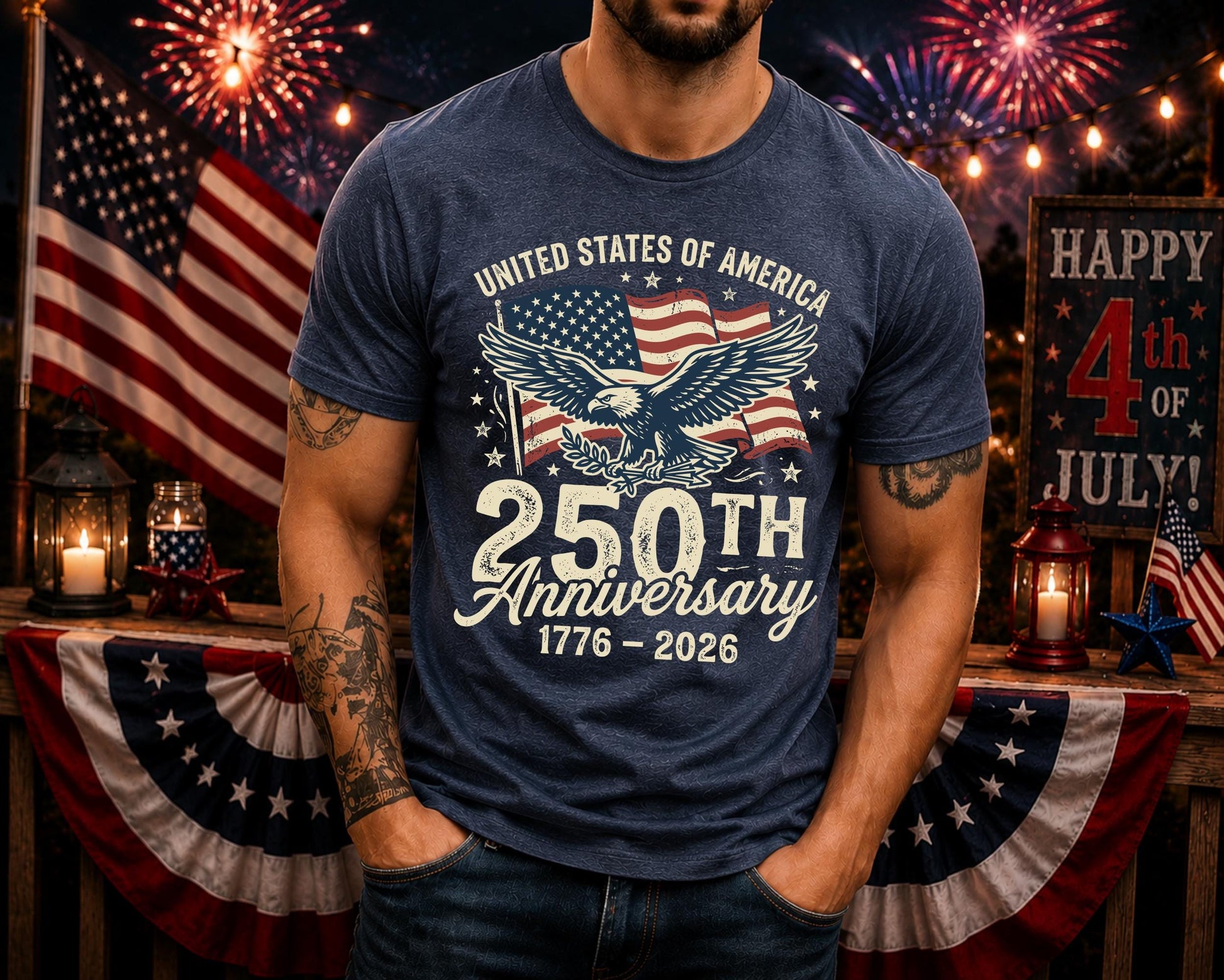 4th of July Shirt, America 250th Anniversary Shirt, Comfort Colors T-Shirt, 1776- 2026 Independence Day Tee, Patriotic Tee, USA kid shirts