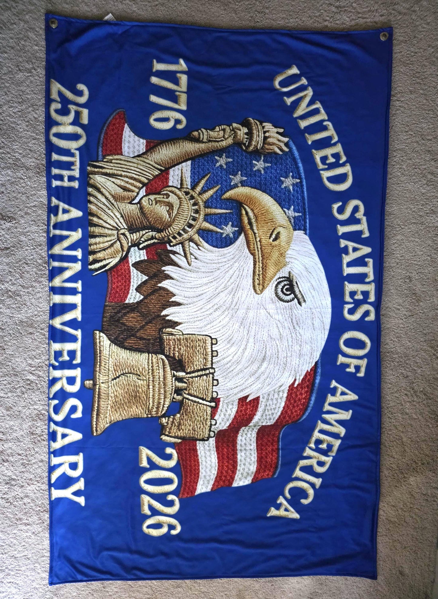 United States 250th Anniversary Eagle 1776-2026 Double-sided Flag