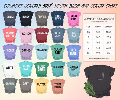 Comfort Colors© Personalized Teacher Shirt, Custom Name Teacher Tee, Floral Coquette Teacher Gift, Back To School Shirt Kindergarten Teacher