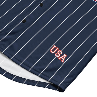 Personalized USA 250th Baseball Jersey, Red White and Blue, Custom Patriotic Shirt, Independence Day Apparel, 4th of July