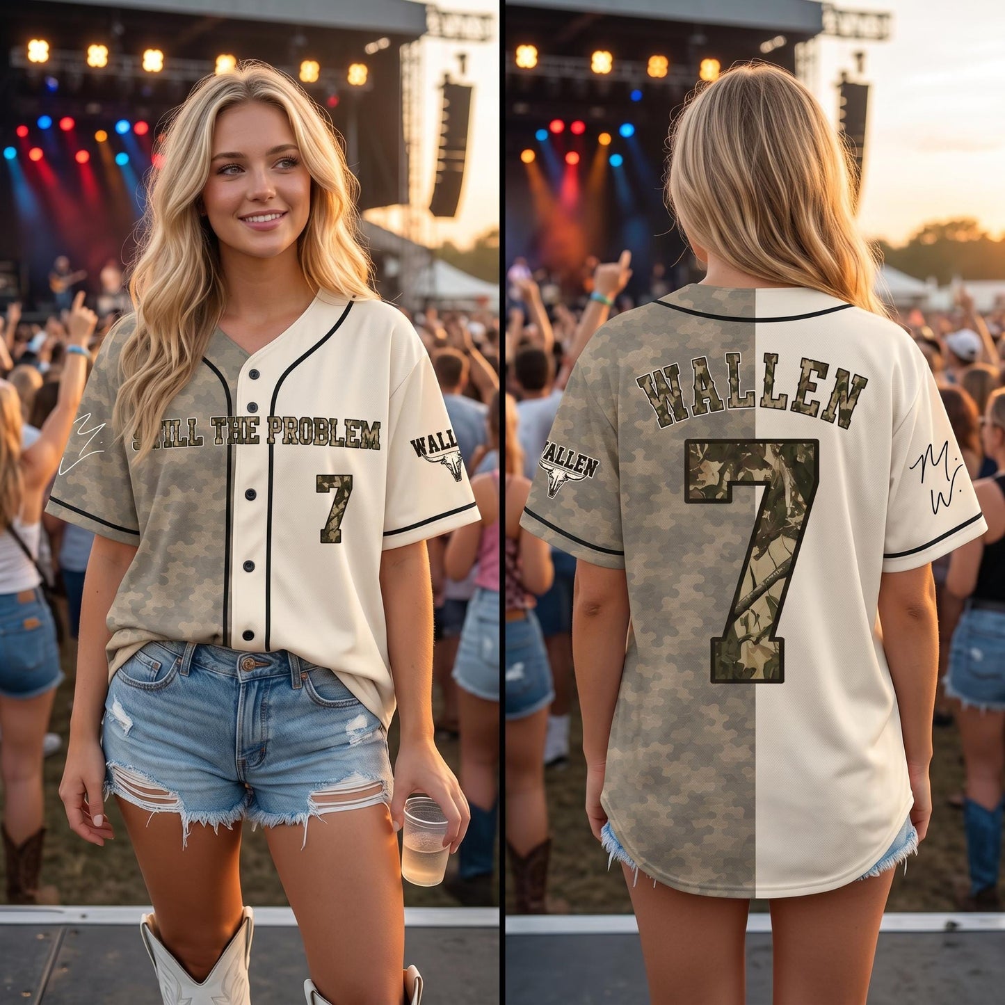 Morgan Wallen Baseball Jersey, Wallen Still The Problem Tour 2026 Baseball Jersey, Country Music Fan Merch Shirt