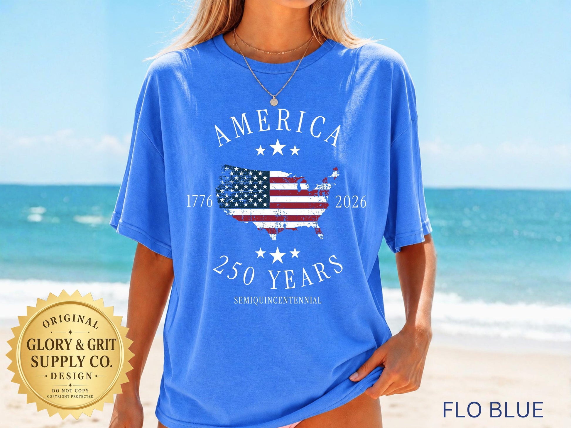 America 250th Anniversary Shirt, Patriotic Comfort Colors Tee, Semiquincentennial 1776–2026, Fourth of July Apparel