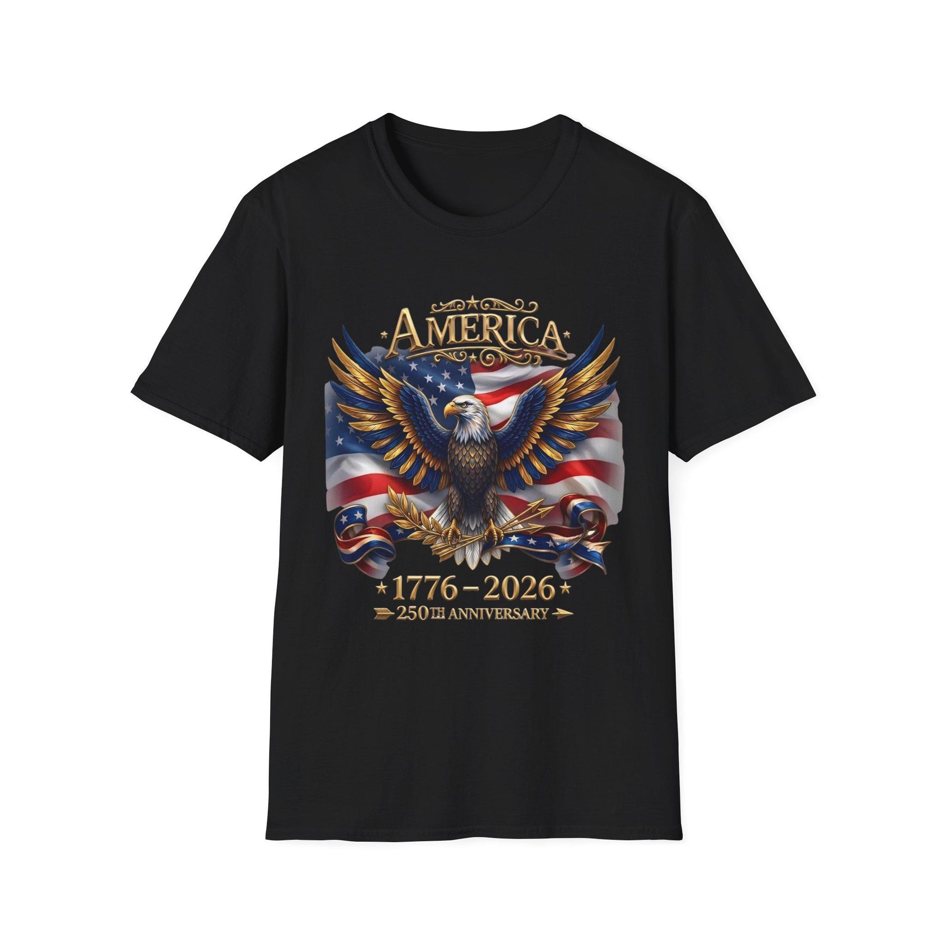 America 250th Anniversary Shirt, 1776-2026 Patriotic Eagle, USA Flag Tee, Fourth of July Gift, America Birthday T-Shirt