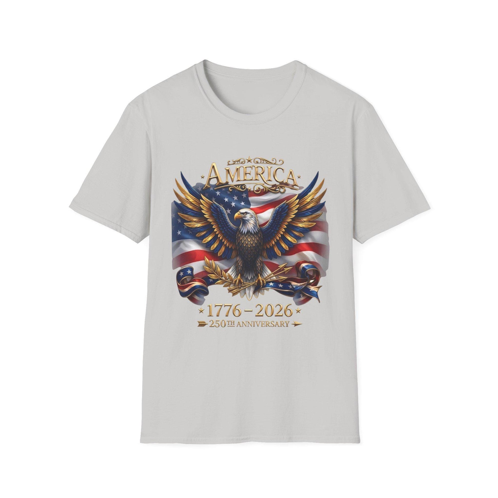 America 250th Anniversary Shirt, 1776-2026 Patriotic Eagle, USA Flag Tee, Fourth of July Gift, America Birthday T-Shirt