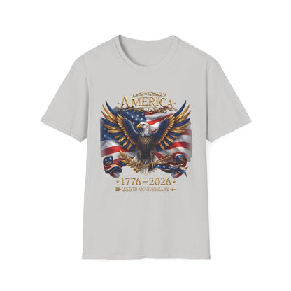 America 250th Anniversary Shirt, 1776-2026 Patriotic Eagle, USA Flag Tee, Fourth of July Gift, America Birthday T-Shirt