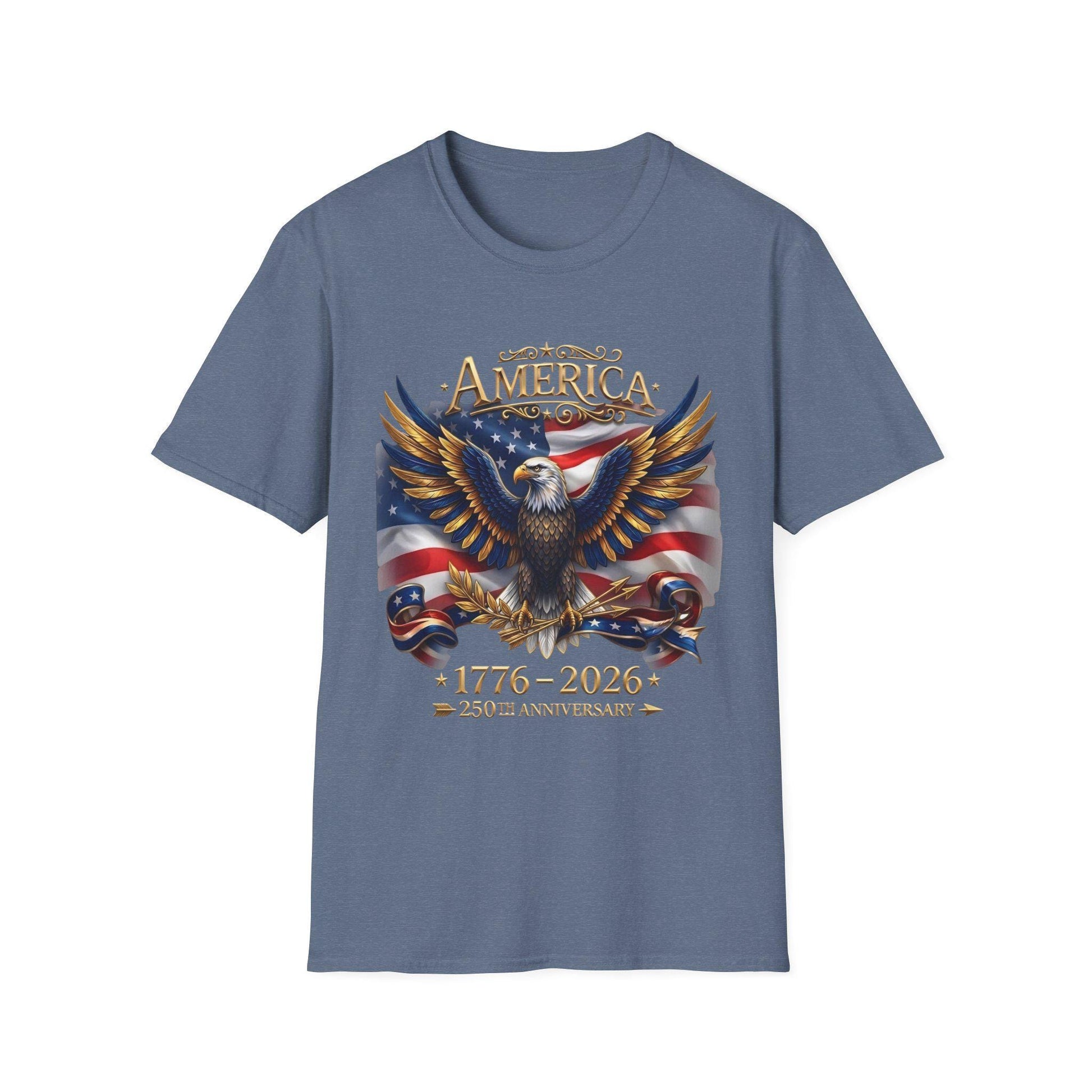 America 250th Anniversary Shirt, 1776-2026 Patriotic Eagle, USA Flag Tee, Fourth of July Gift, America Birthday T-Shirt