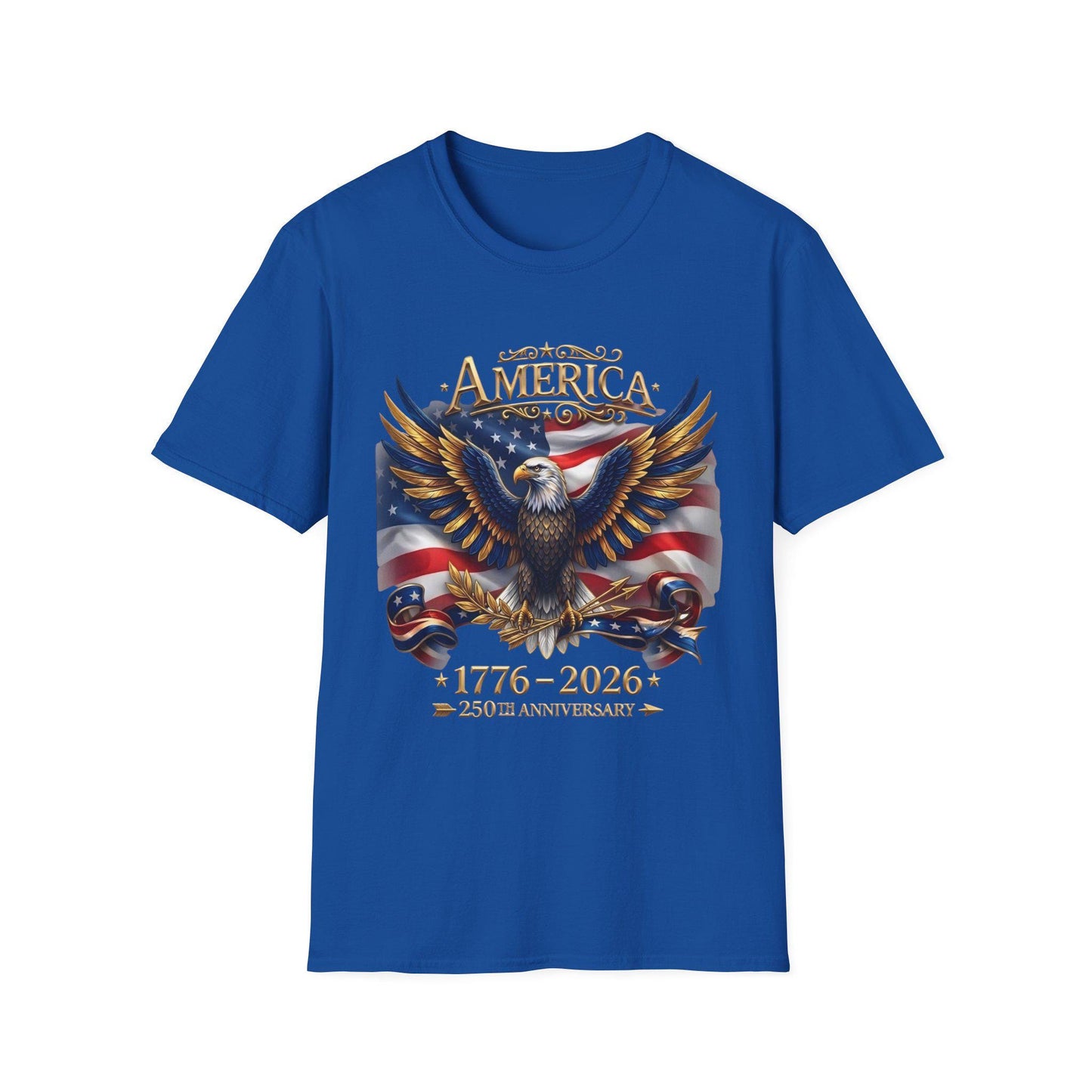 America 250th Anniversary Shirt, 1776-2026 Patriotic Eagle, USA Flag Tee, Fourth of July Gift, America Birthday T-Shirt