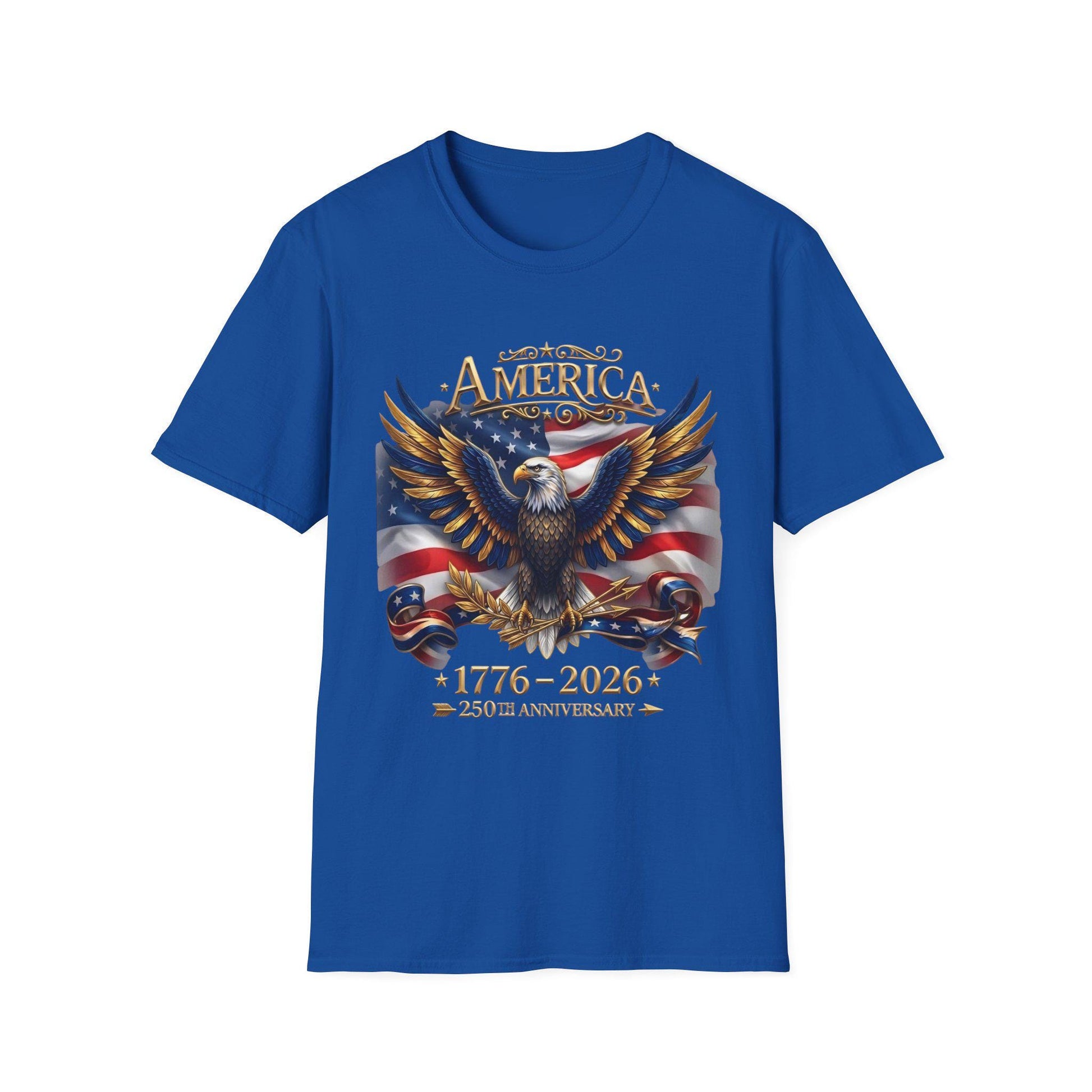 America 250th Anniversary Shirt, 1776-2026 Patriotic Eagle, USA Flag Tee, Fourth of July Gift, America Birthday T-Shirt