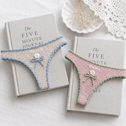 Personalized Crochet Bikini Bookmark, Handmade Book Thong, Fruit Bookini Gift for Readers