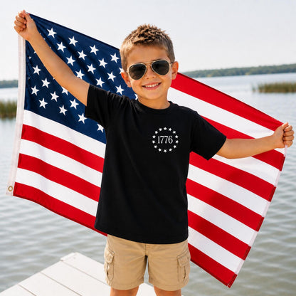 We The People Shirt, 250th Anniversary USA, 1776 To 2026 Tee, Patriotic Mens Top, Veteran Gift, 4th Of July Apparel, US Flag Back Print