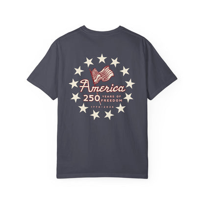 1776 shirt 2026 shirt usa 250 shirt america 250 years of freedom shirt july 4th shirt fourth of july shirt land of the free comfortcolors