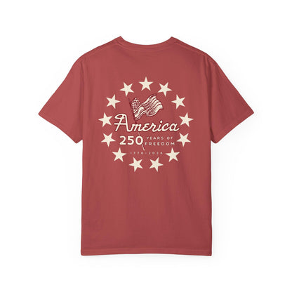 1776 shirt 2026 shirt usa 250 shirt america 250 years of freedom shirt july 4th shirt fourth of july shirt land of the free comfortcolors