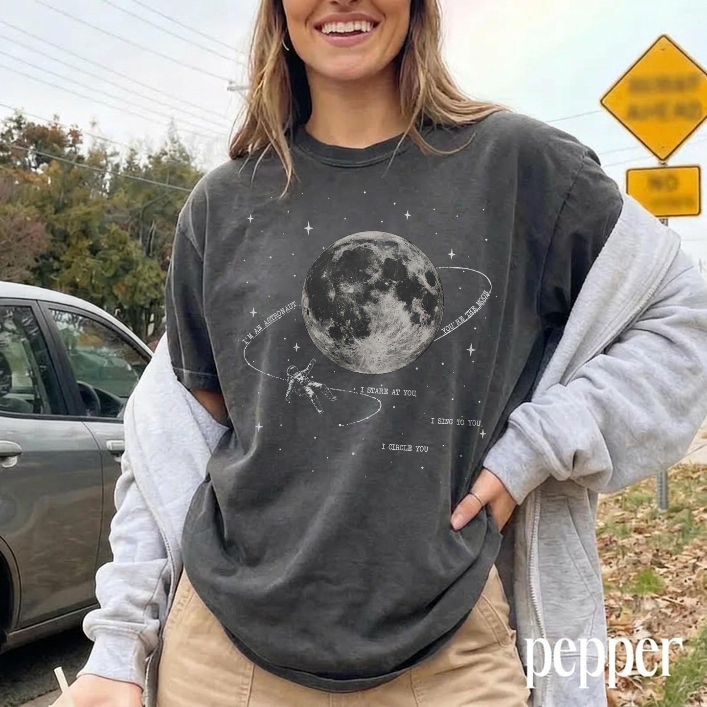 Vintage Astronaut Moon Shirt, NK Indie Folk Tee, Orbiter Inspired Tee, Retro Moon Tee, Folk Concert Shirt